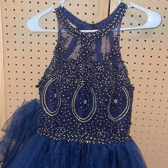 Stunning blue formal dress Nox Anabel small gown small nwot‎ - Picture 4 of 10